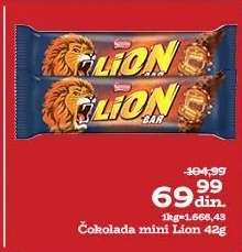 Čokolada mini Lion 42g