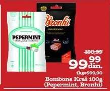 Bombone Kraš 100g (Pepermint, Bronhi)