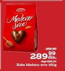 Keks Medeno srce 350g