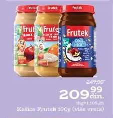 Kašica Frutek 190g