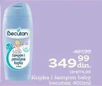 Kupka i šampon baby Becutan 400ml