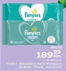 Vlažne maramice baby Pampers