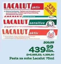 Pasta za zube Lacalut 75ml
