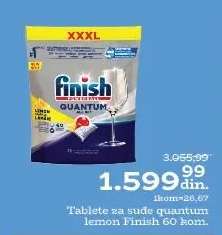 Tablete za sude quantum lemon Finish 60 kom.