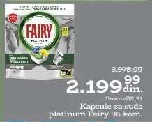 Kapsule za sude platinum Fairy 96 kom.