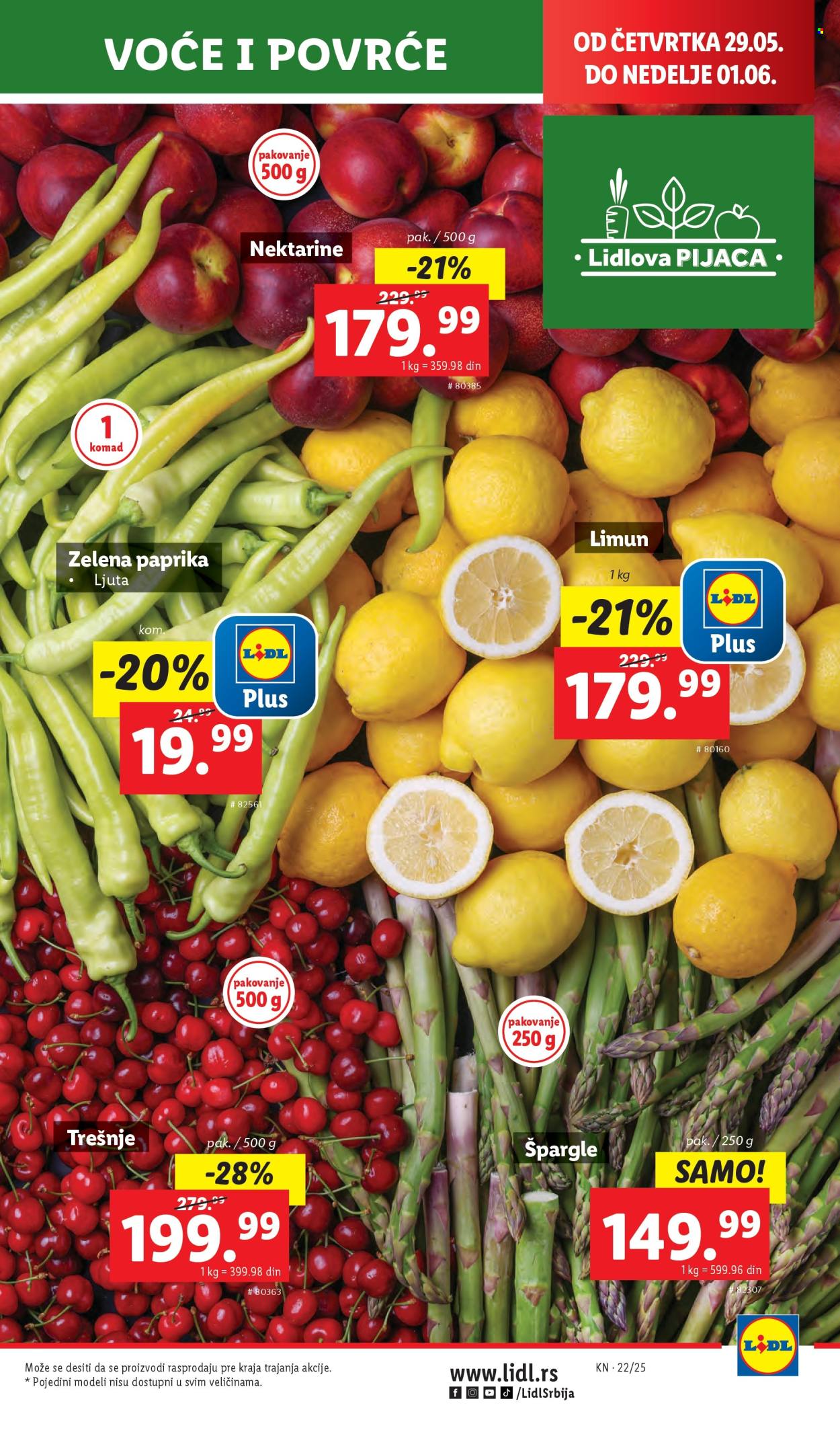 Lidl katalog - 29.05.2025 - 04.06.2025. Stranica 1