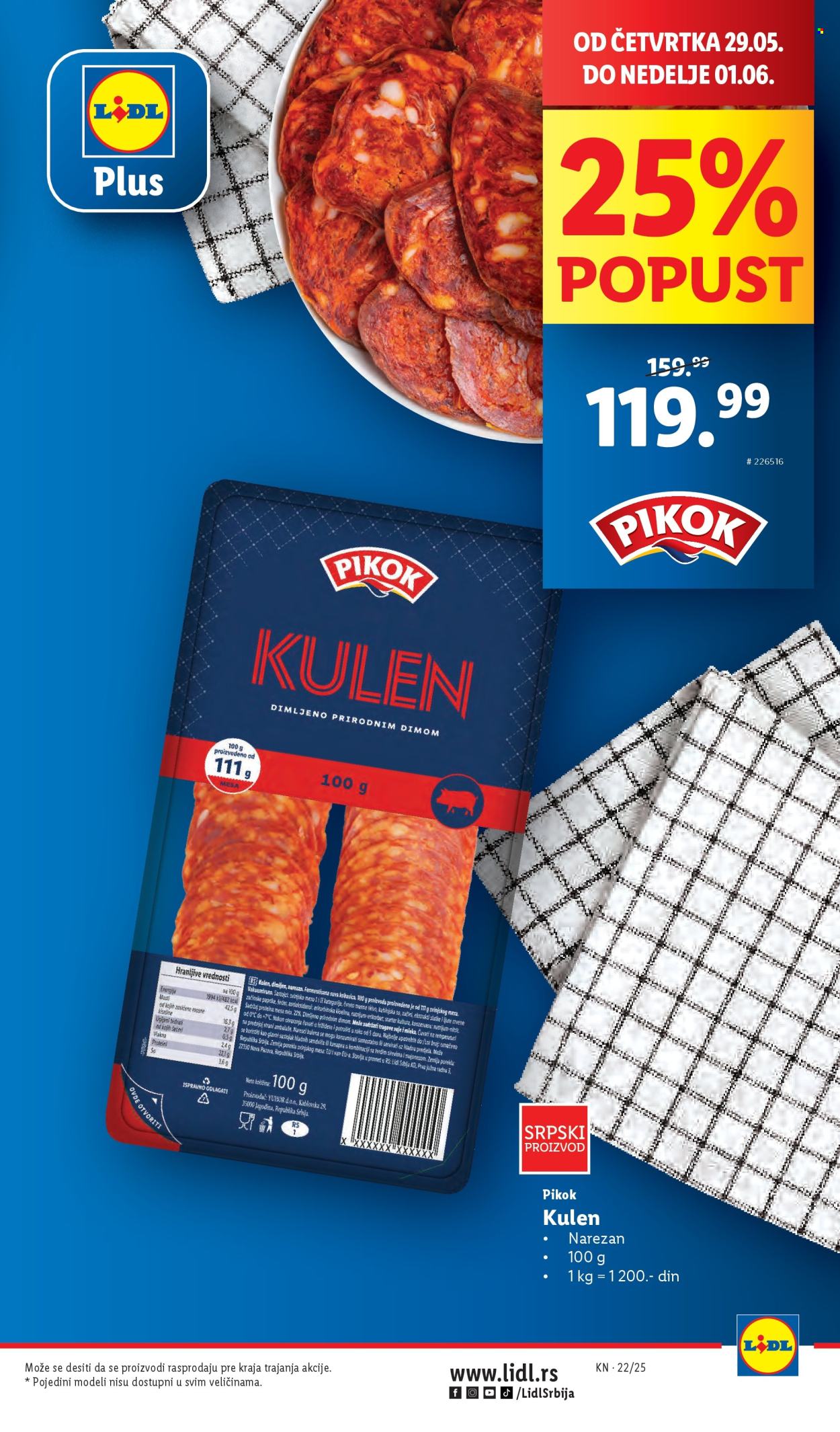 Lidl katalog - 29.05.2025 - 04.06.2025. Stranica 1