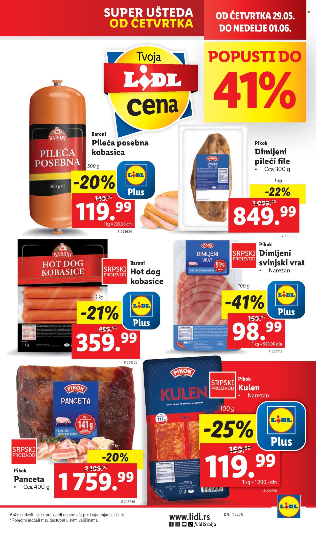 Lidl katalog - 29.05.2025 - 04.06.2025. Stranica 1