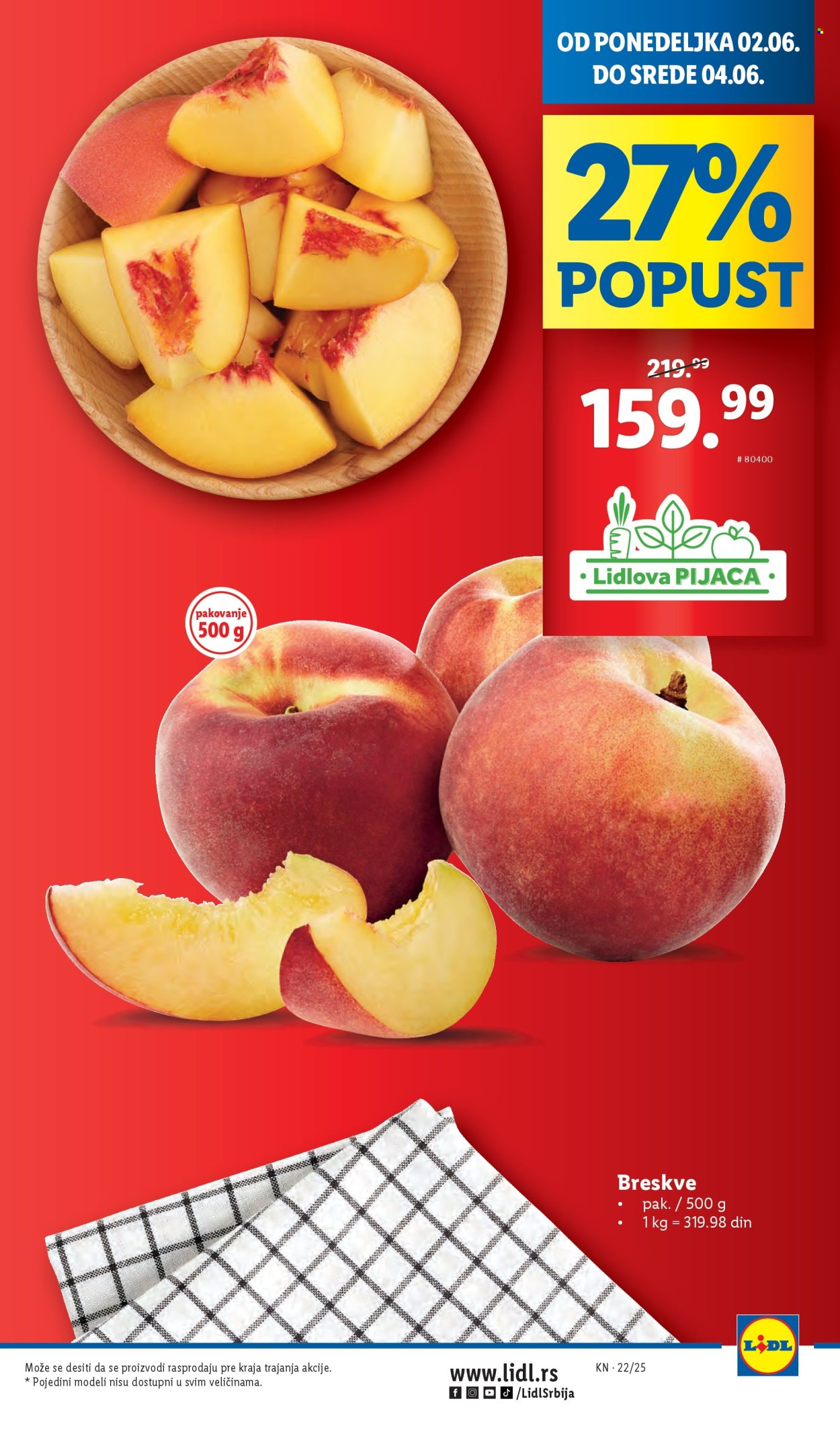 Lidl katalog - 29.05.2025 - 04.06.2025. Stranica 1