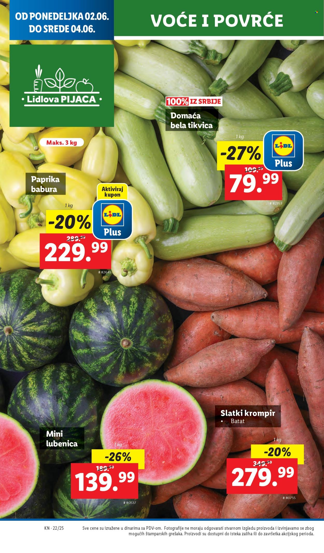 Lidl katalog - 29.05.2025 - 04.06.2025. Stranica 1