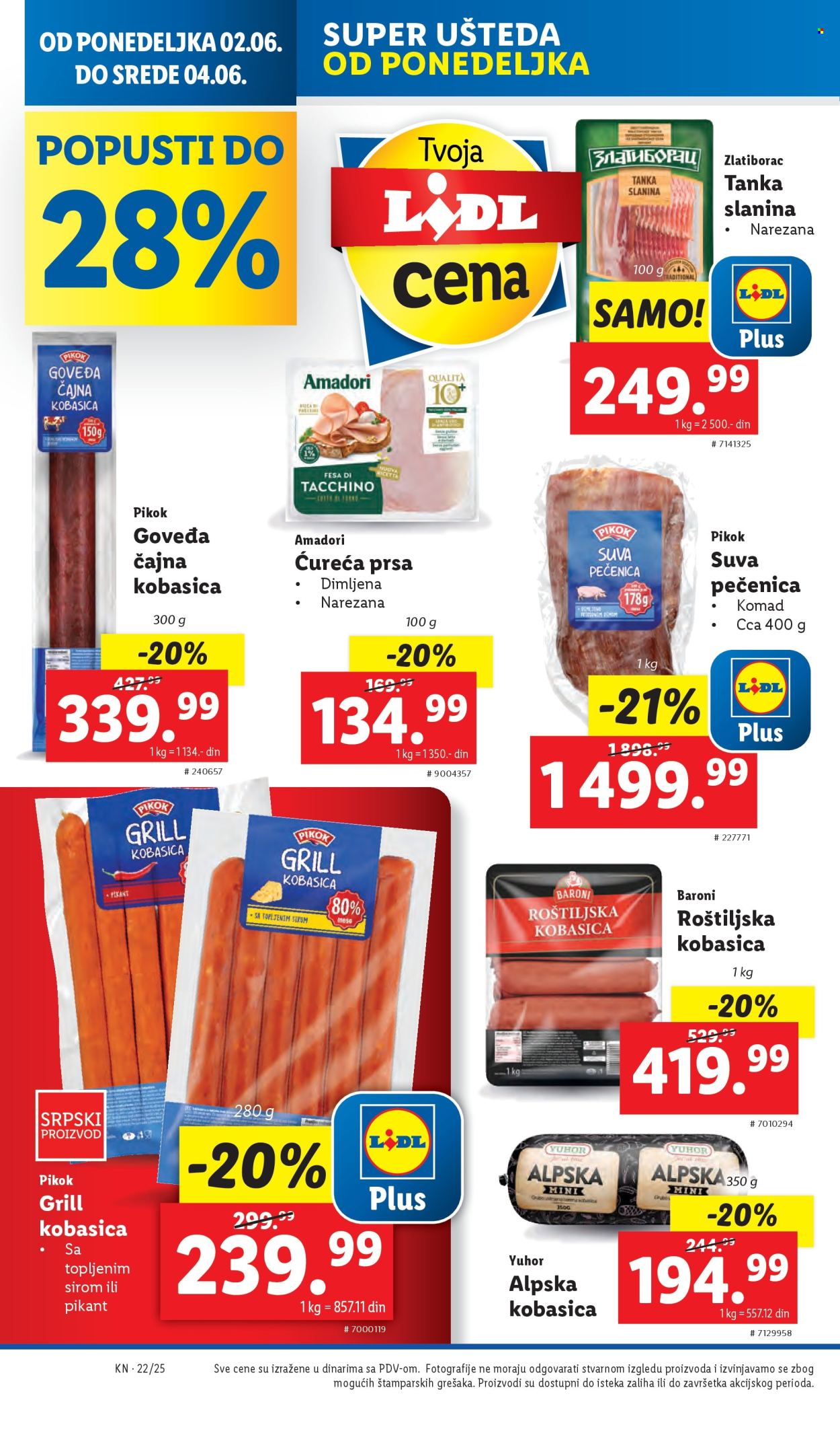Lidl katalog - 29.05.2025 - 04.06.2025. Stranica 1