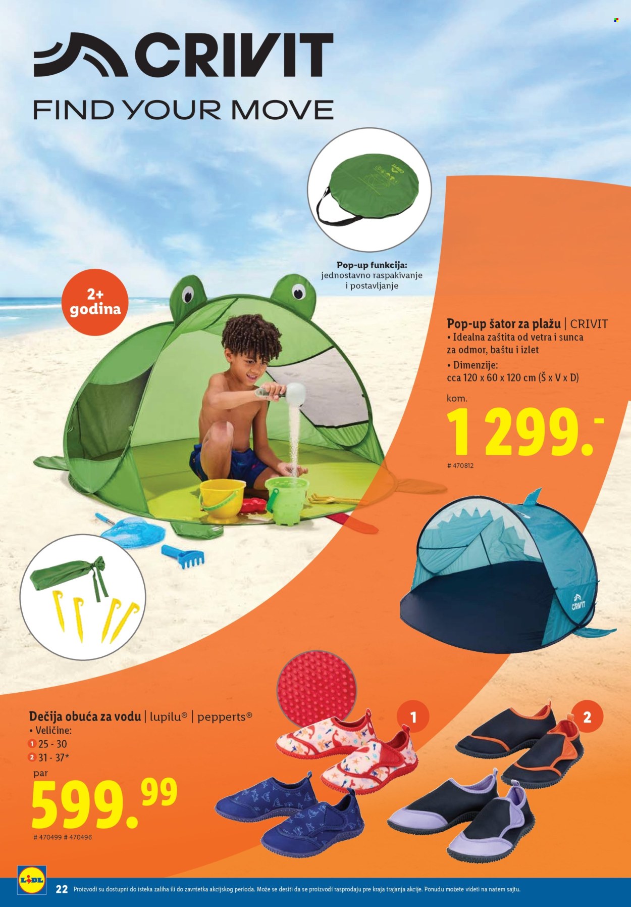 Lidl katalog. Stranica 22
