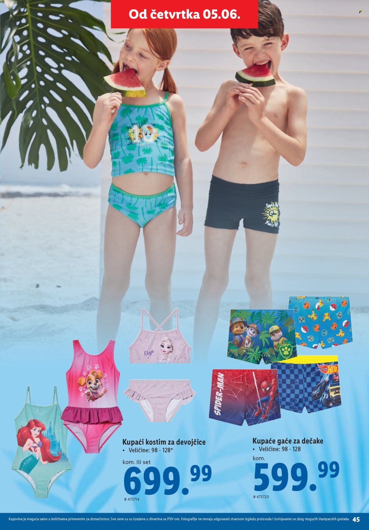 Lidl katalog. Stranica 45