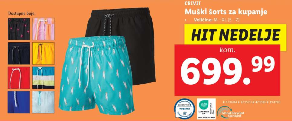 Muški šorts za kupanje