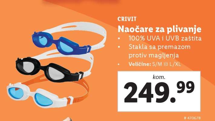 CRIVIT Naočare za plivanje