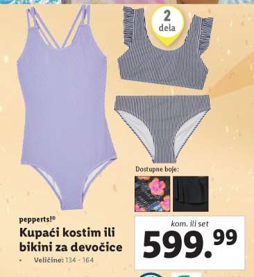 pepperts! Kupaći kostim ili bikini za devojčice