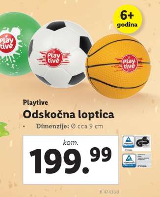 Playtive Odskočna loptica