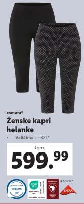 Ženske kapri helanke