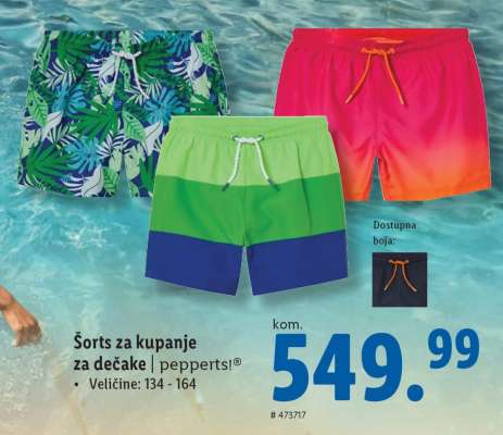 Šorts za kupanje za dečake