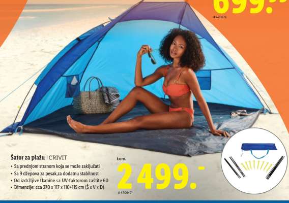 Šator za plažu