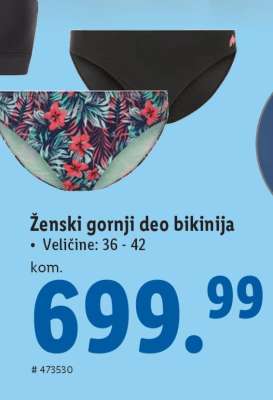 Ženski gornji deo bikinija