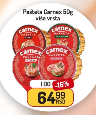 Pašteta Carnex 50g