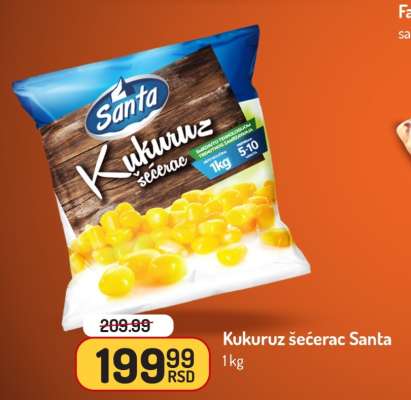 KUKURUZ ŠEĆERAC SANTA