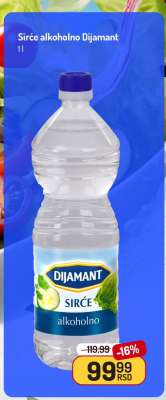 SIRĆE alkoholno Dijamant