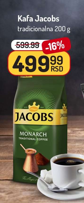 Kafa Jacobs tradicionalna 200 g