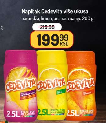 Napitak Cedevita više ukusa