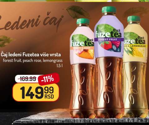 Čaj ledeni Fuzetea više vrsta
