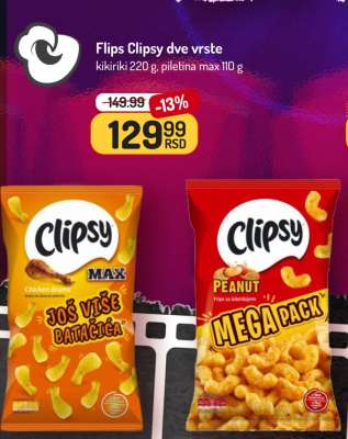 Flips Clipsy dve vrste