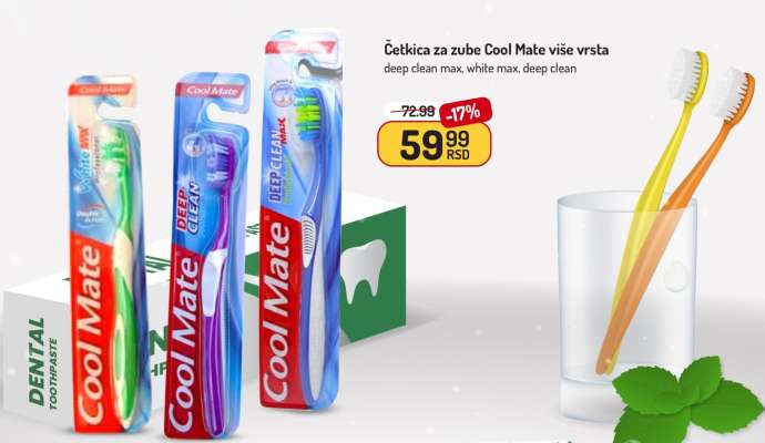 Četkica za zube Cool Mate