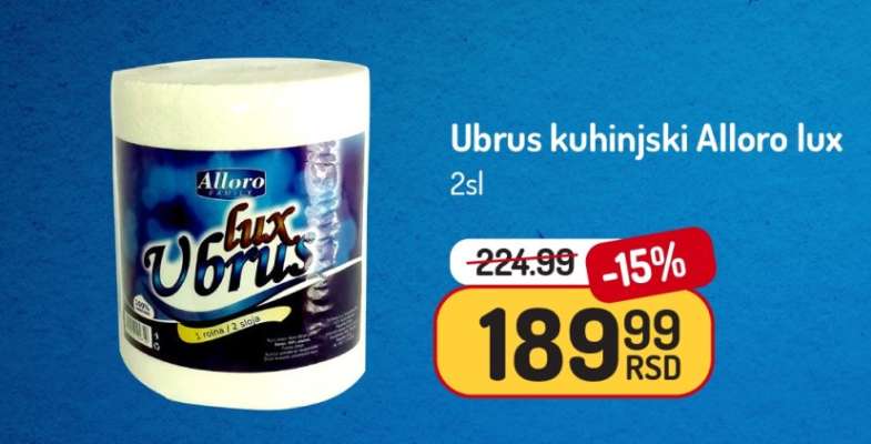 Ubrus kuhinjski Alloro lux