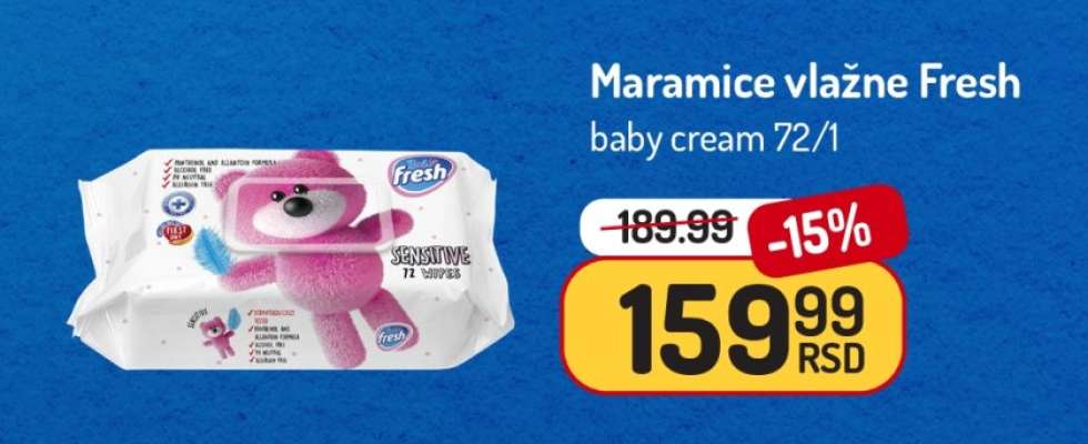 Maramice vlažne Fresh