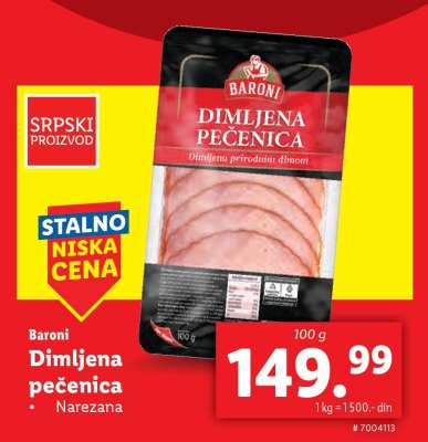 Baroni Dimljena pečenica