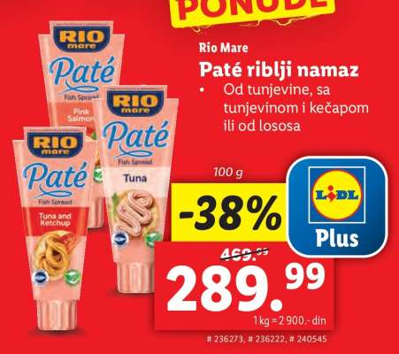 RIO MARE PATE