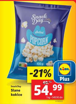 Snack Day Slane kokice
