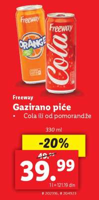 Freeway Gazirano piće