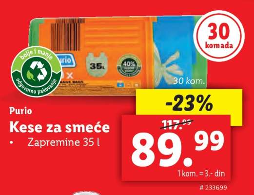 Purio Kese za smeće