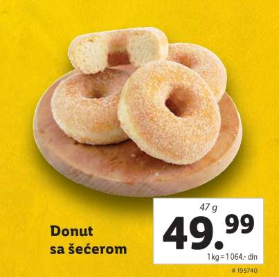 Donut sa šećerom