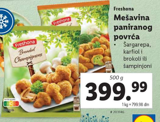 Freshona Mešavina paniranog povrća