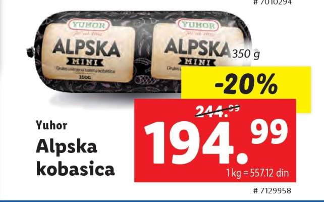 Yuhor
Alpska kobasica