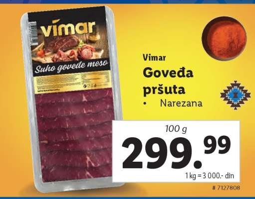 Vimar Goveđa pršuta