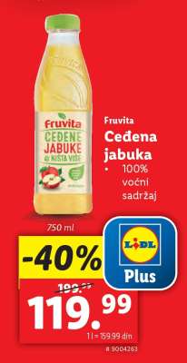 Fruvita Cedena jabuka