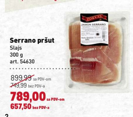 Serrano pršut