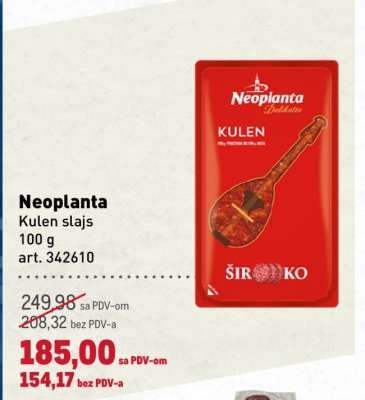 Neoplanta Kulen slajs