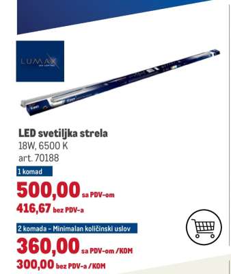 LED svetiljka strela