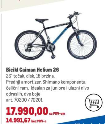 Bicikl Caiman Helium 26