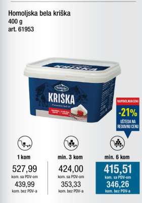 Homoljska bela kriška